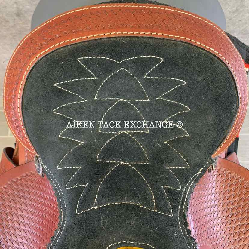 Children's Western Saddle, 10" Seat, Regular Tree - Semi QH Bars, Comes with Pad
