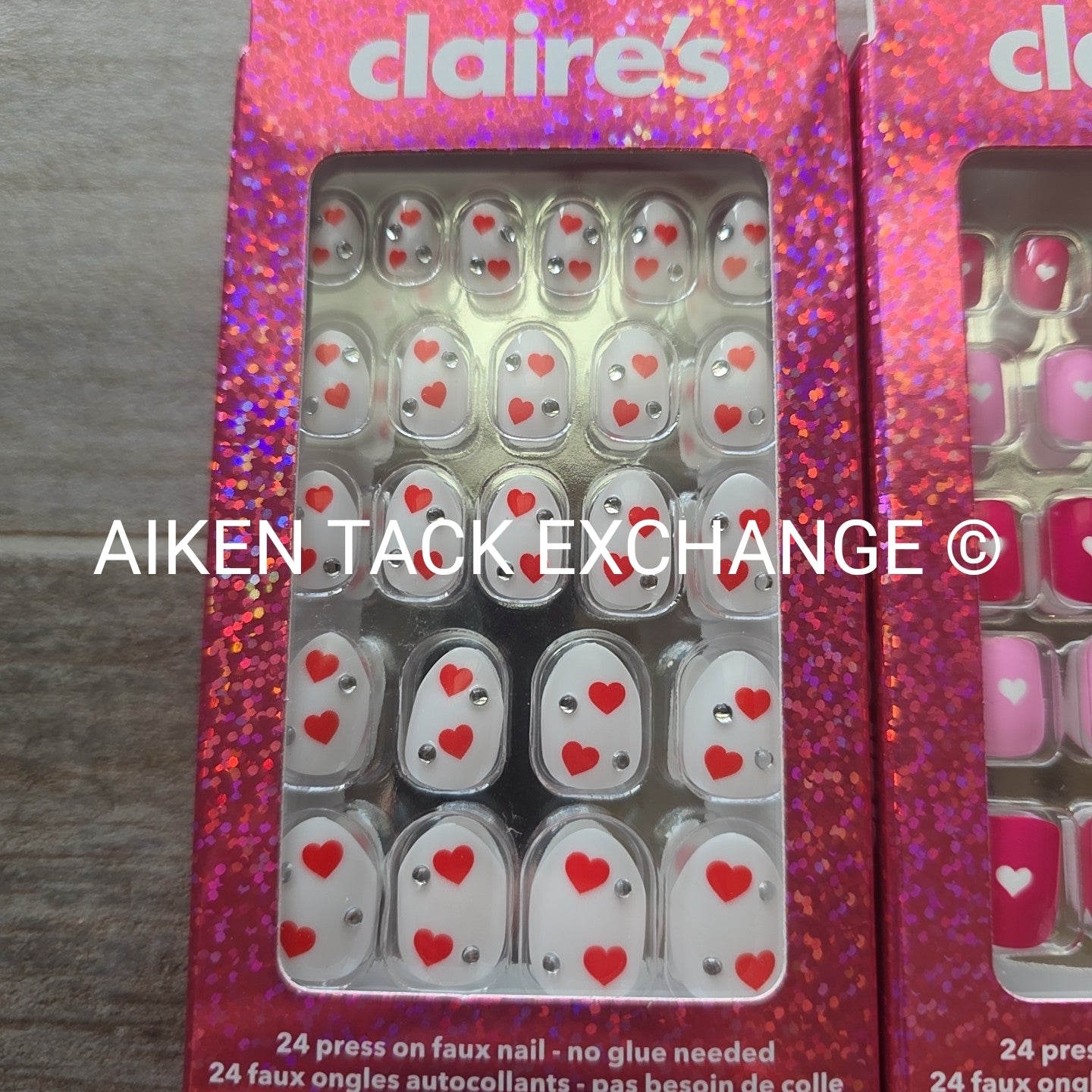 Claire's Press-On Nails (2 Sets) - 24 Count Each (48 Total)