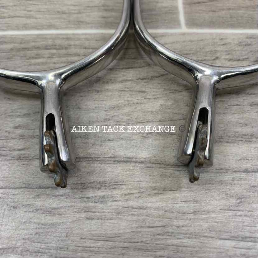Korsteel POW Brass Rowel Spurs, 35mm