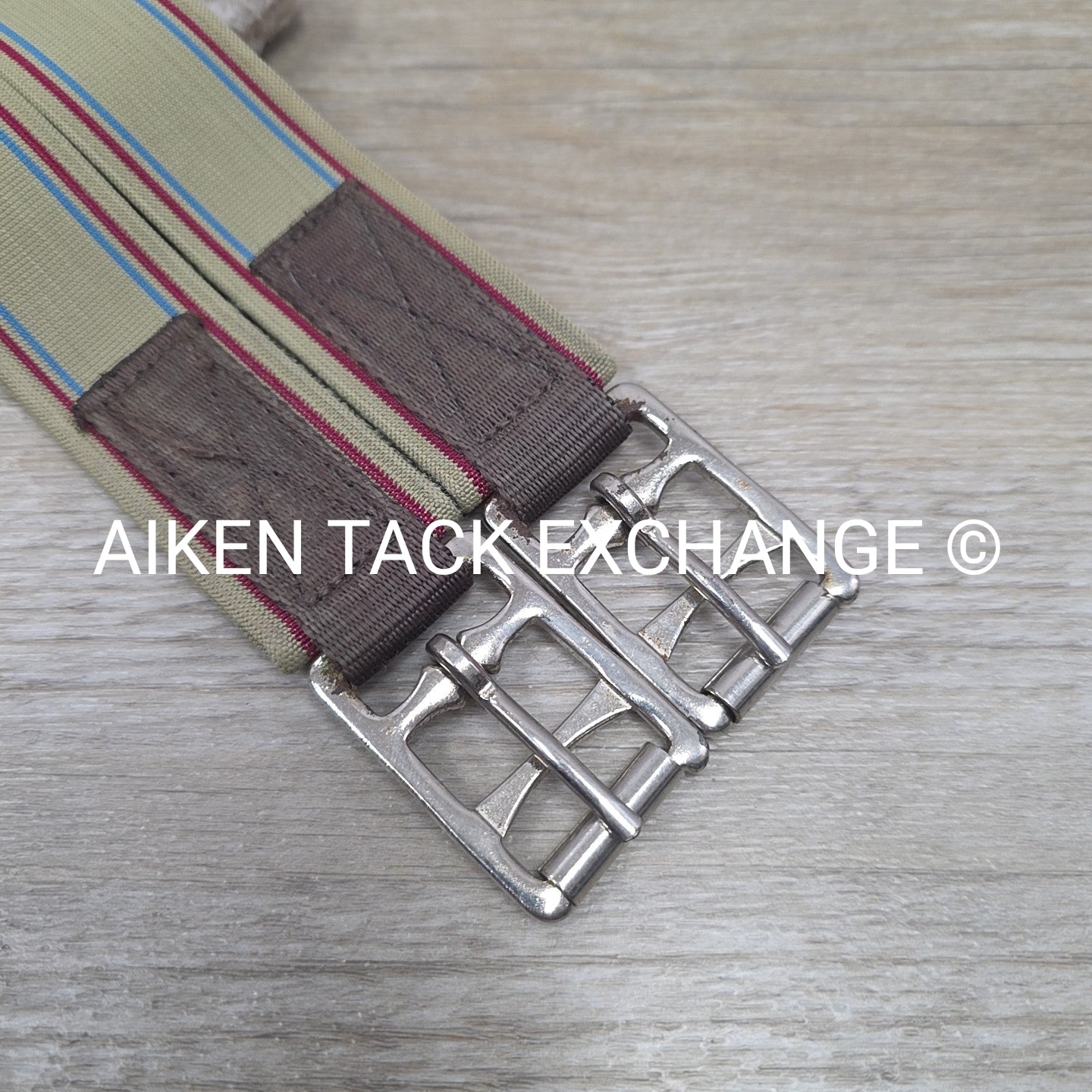 HFP Fleece Girth with Double End Elastic, Brown, 46"