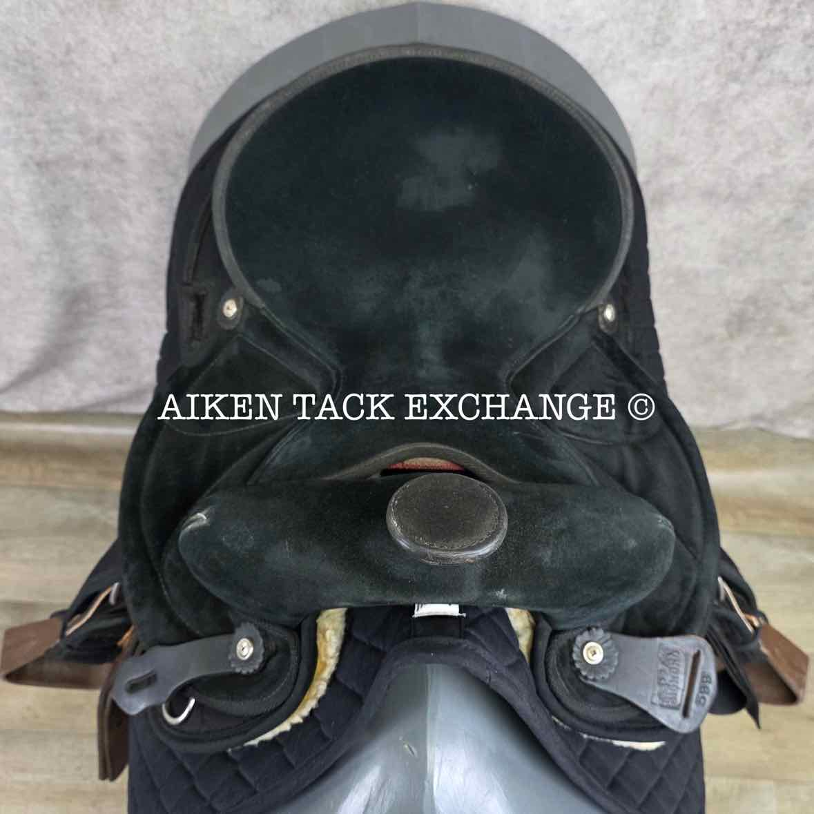 Big Horn 599 Synthetic Western Saddle, 14" Seat, Regular Tree - Semi QH Bars