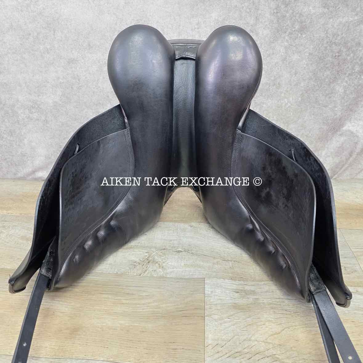 Trilogy Debbie McDonald Dressage Saddle, 17" Seat, Wide Tree, Wool Flocked Panels