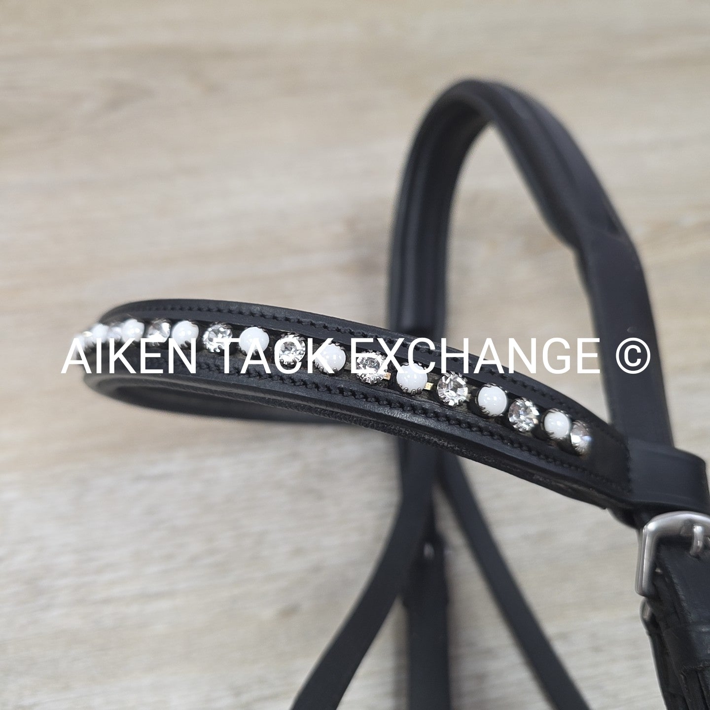 KL Select Dressage Bridle with Matching Reins, Black, Size Full