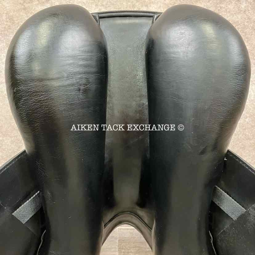 2011 Prestige Venus K Monoflap Dressage Saddle, 17" Seat, 33 Tree - MW, Wool Flocked Panels