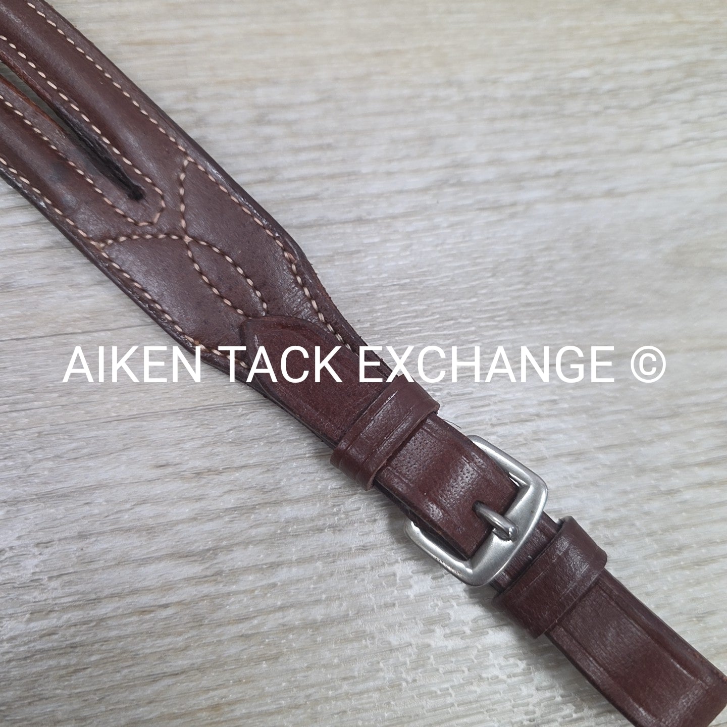 Weaver Leather Fancy Stitched Round Raised Running Martingale Attachment, Brown