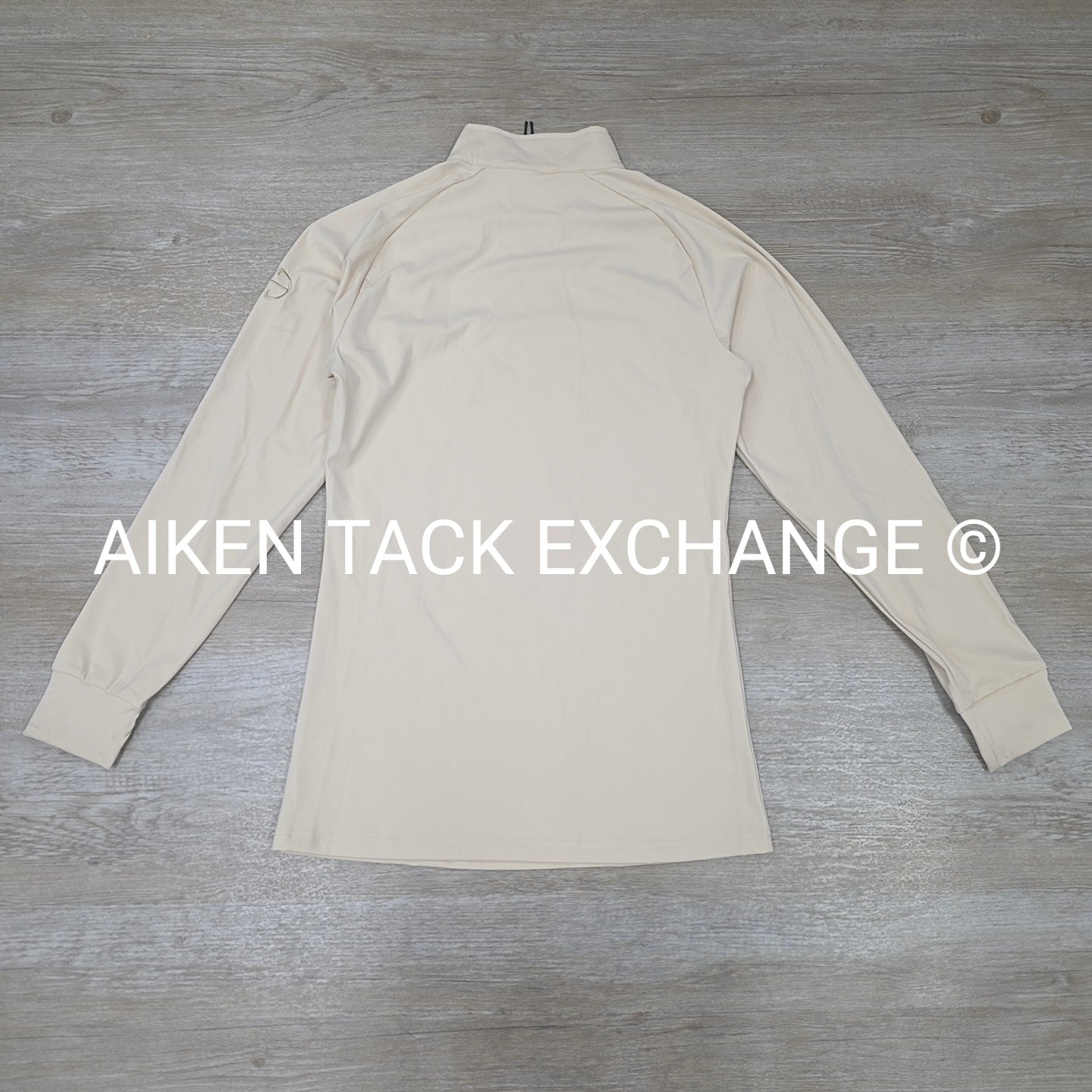 Halter Ego Jaqueline 1/4 Zip Long Sleeve Schooling Top, Women's Large