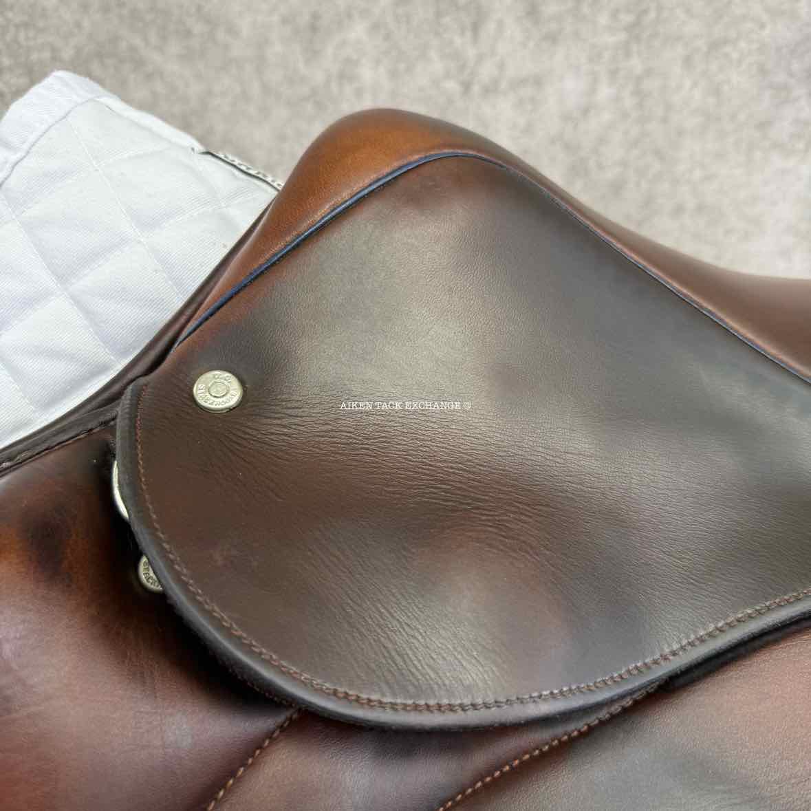 2020 Stackhouse Monoflap Jump Saddle, 17.5" Seat, Medium Tree