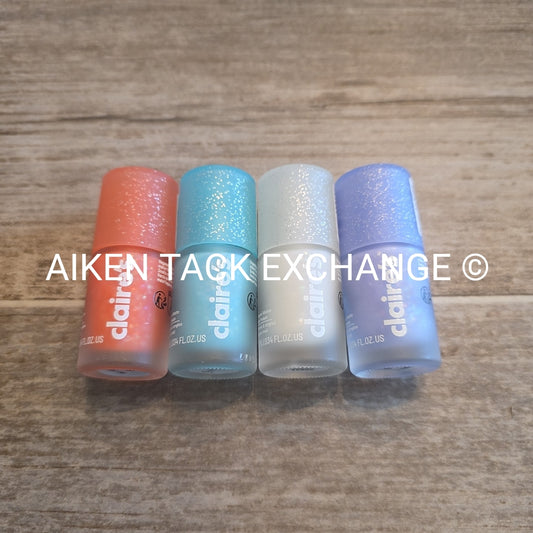 Claire's Matte Glitter Nail Polish - Set of 4