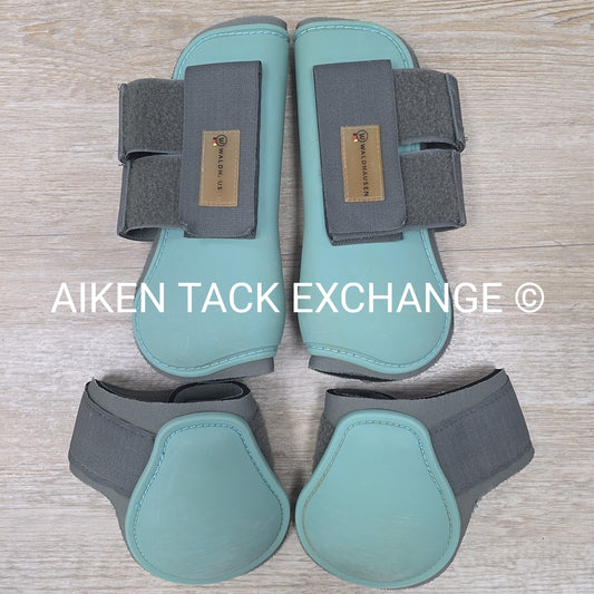 Waldhausen Open Front and Hind Fetlock Boot Set, Size Full