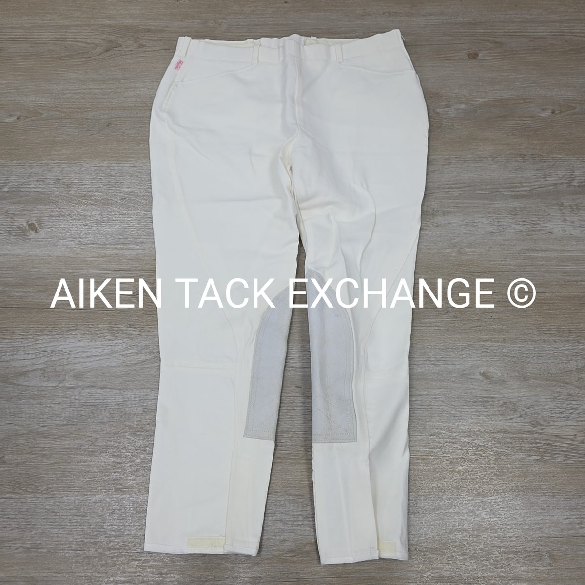 Tailored Sportsman Leather Knee Patch Breeches, Size 34