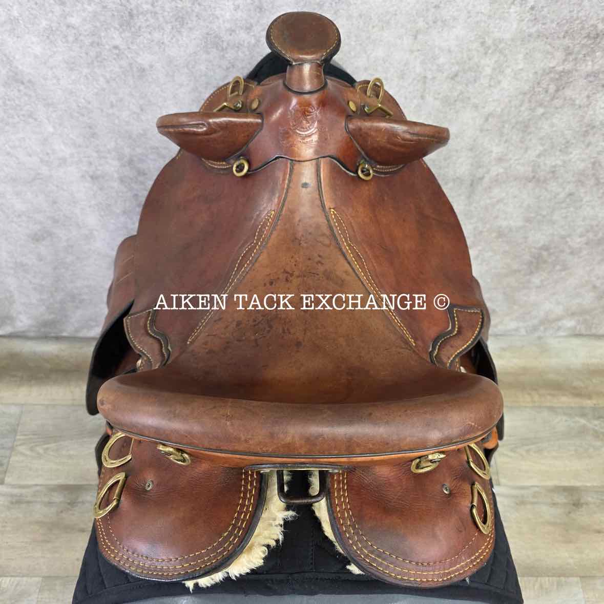 Trevor James Champion Drafter Australian Saddle, 15.5" Seat (Western) - 17.5" Seat (English), Wide Tree