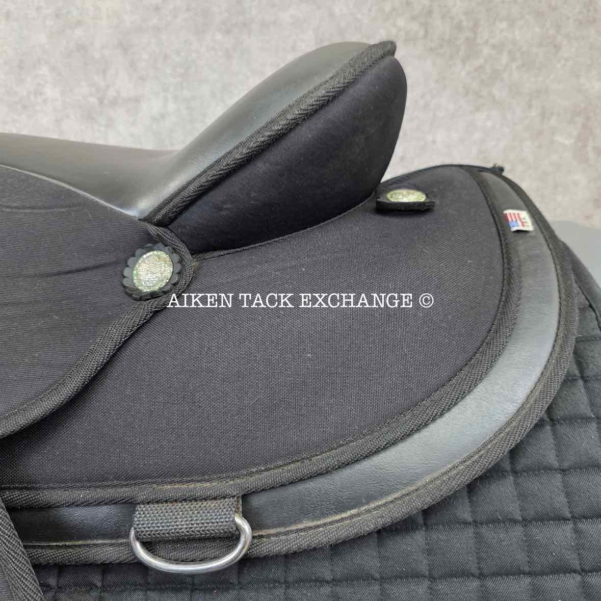 Abetta Brushhopper Gaited Comfort Trail Western Saddle, 16" Seat, Regular Tree - Semi QH Bars
