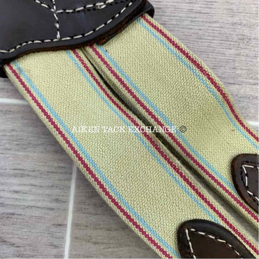 CWD Belly Guard Stud Girth with Double End Elastic, Brown, 48"
