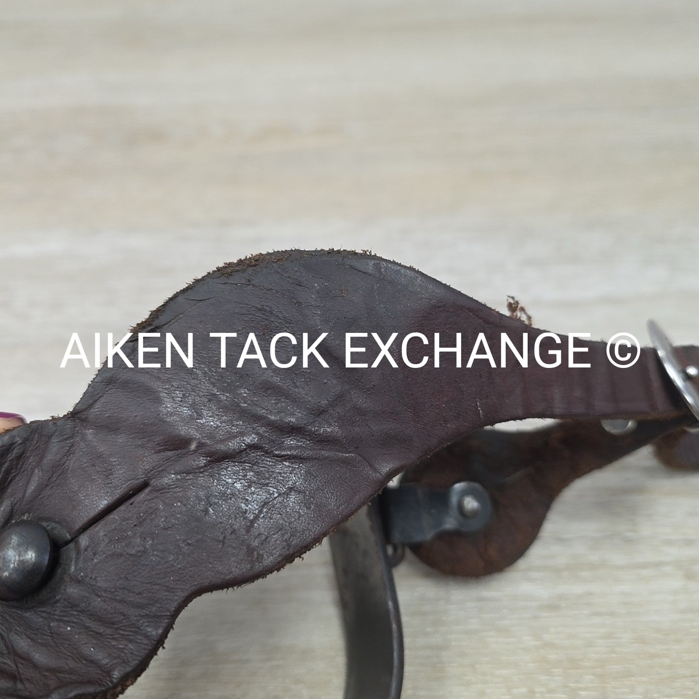 Western Rowel Spurs with Leather Spur Straps