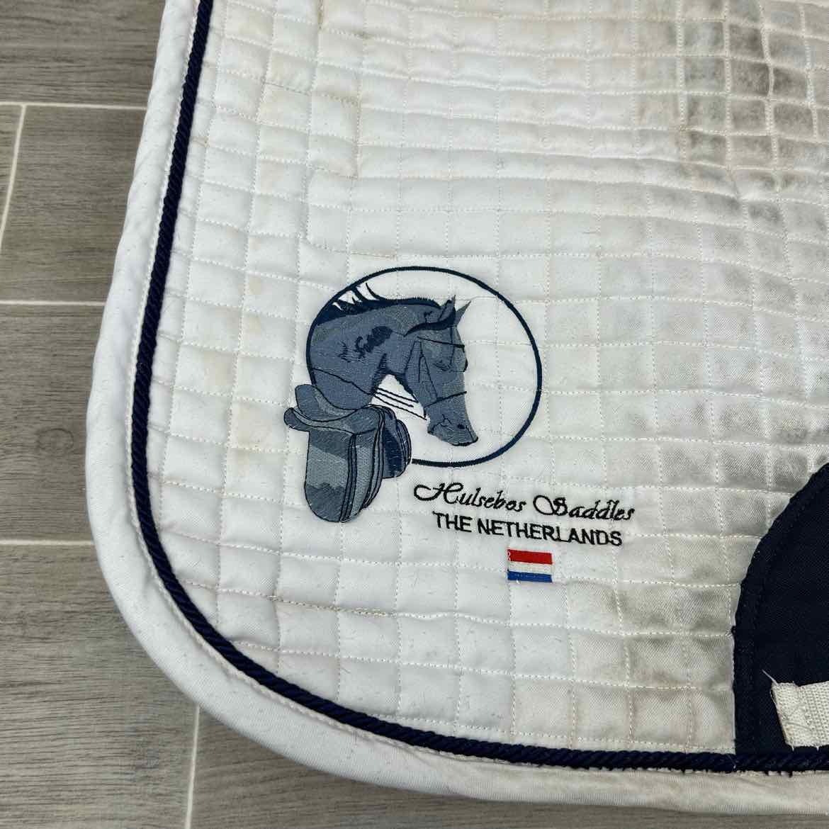 Hulsebos Dressage Saddle Pad, White