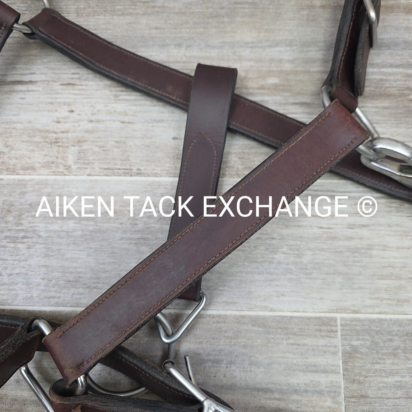Leather Halter, Brown, Size Draft