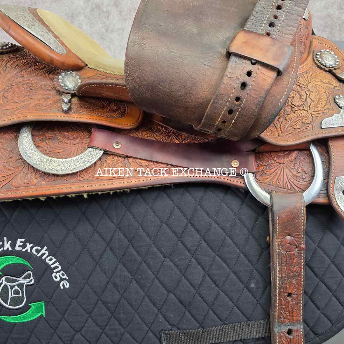 2001 Bob's Western Saddle, 15" Seat, Regular Tree - Semi QH Bars