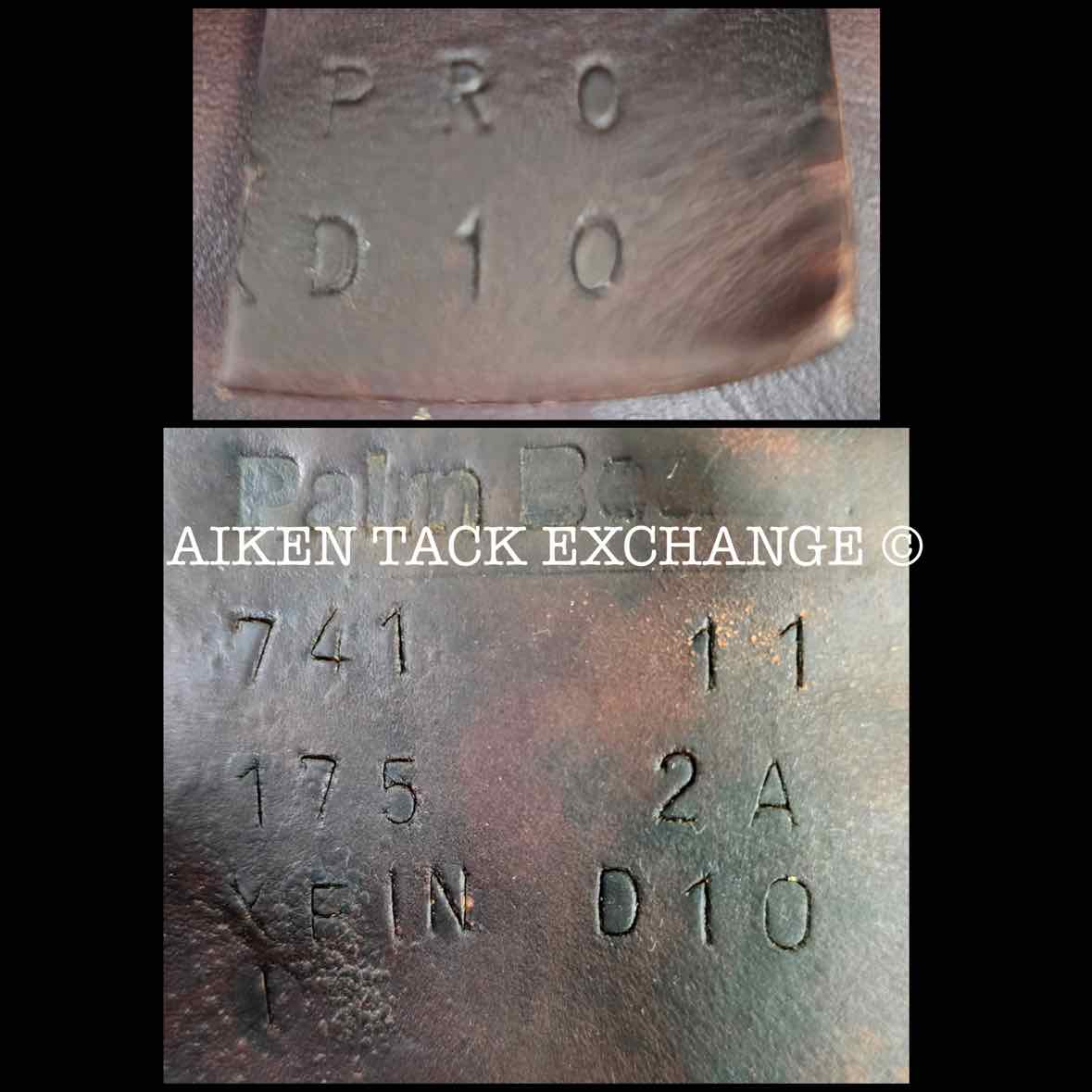 2011 Voltaire Palm Beach Close Contact Jump Saddle, 17.5" Seat, 2A Flap, Medium Wide Tree, PRO Panels, Full Buffalo Leather