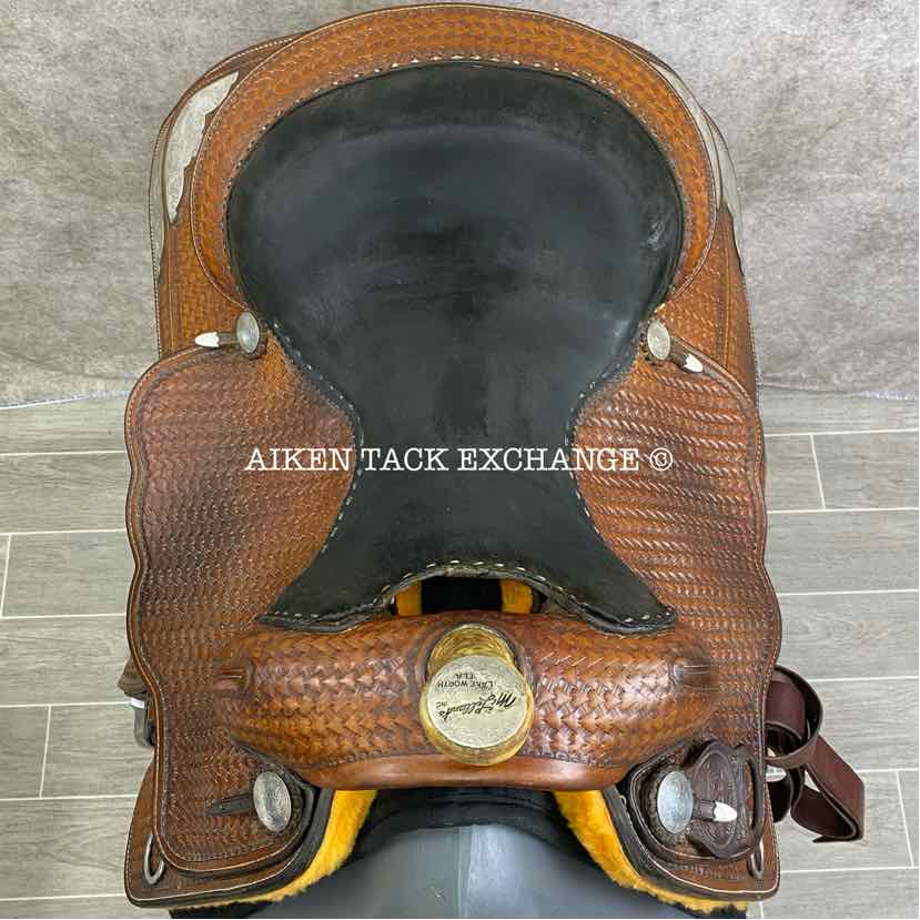 McLelland's Western Saddle, 14.5" Seat, Wide Tree - Full QH Bars