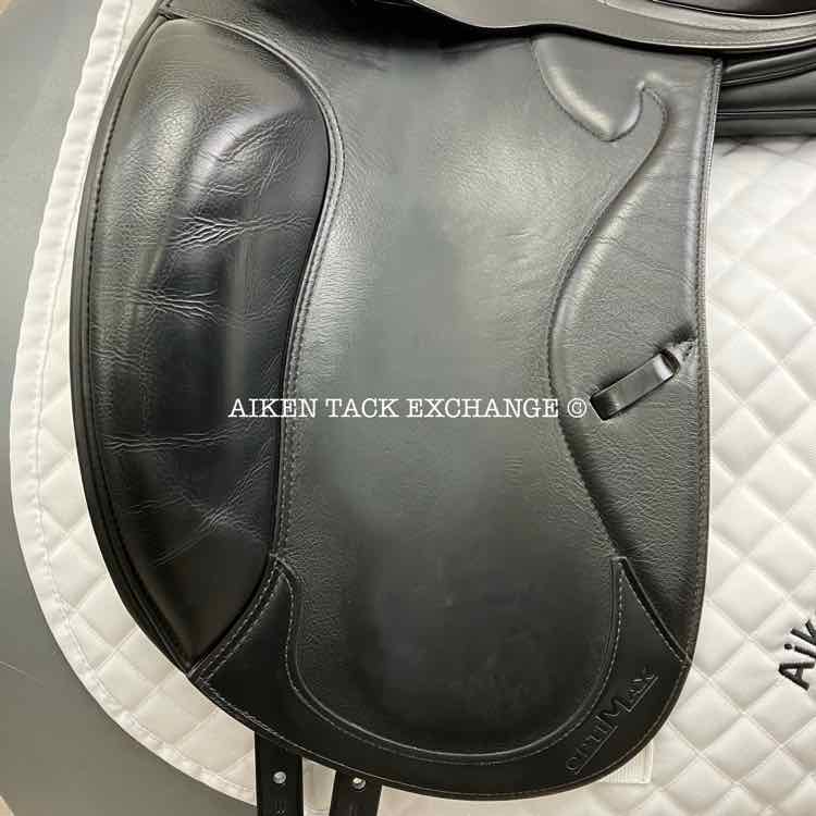 **SOLD** 2008 Prestige Optimax Dressage Saddle, 17" Seat, 34 Tree - Medium Wide, Wool Flocked Panels