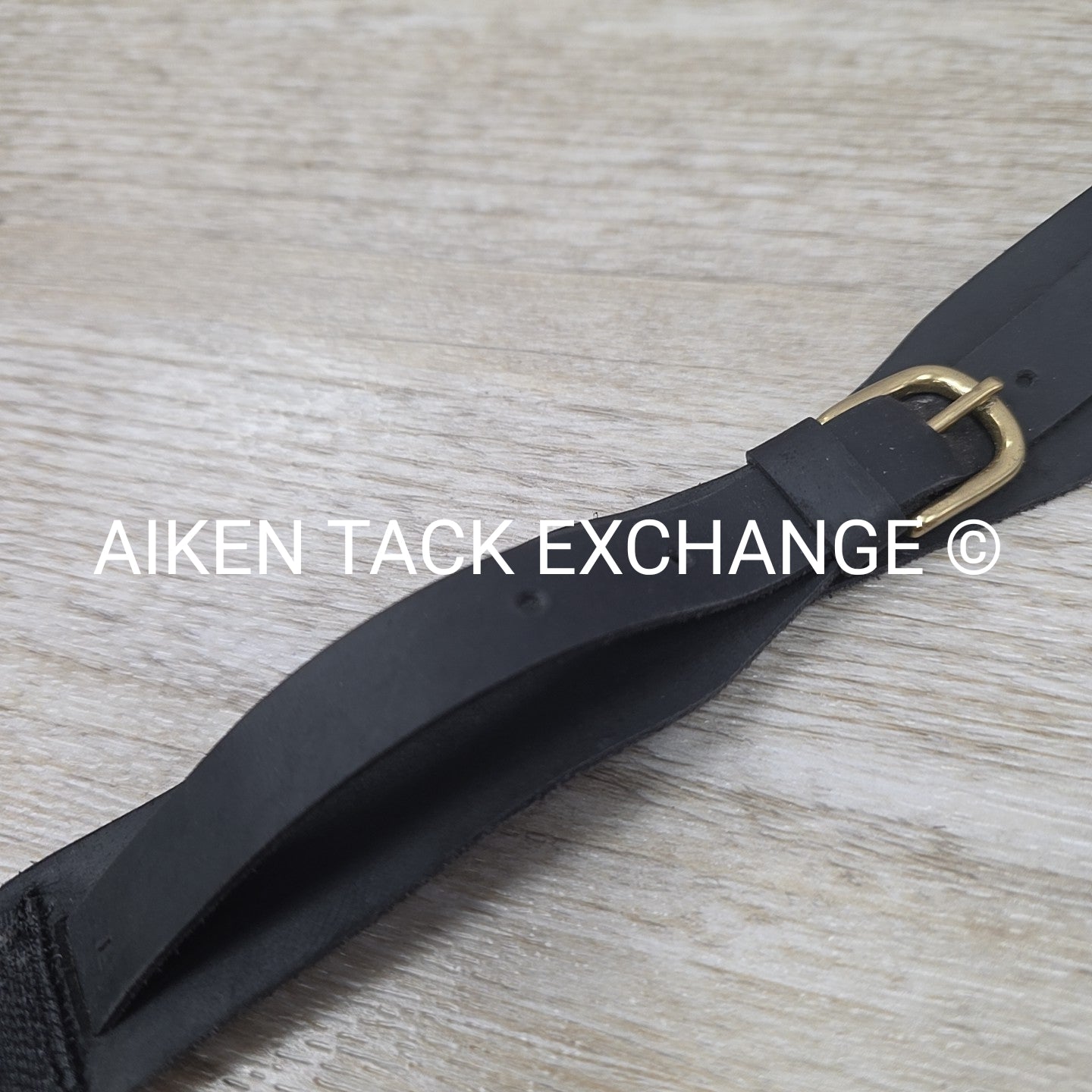 Camelot Quik N EZE Gerter Jodhpur Straps, Black, Size Large