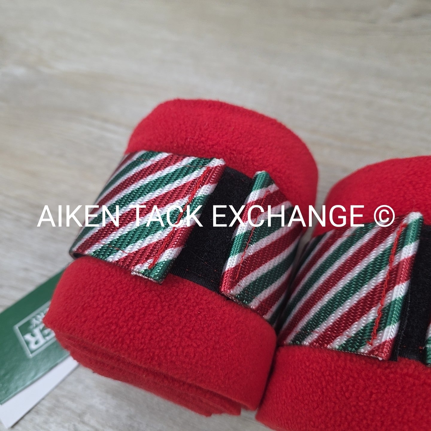 Dover Saddlery Candy Cane Polo Wraps, Set of 4