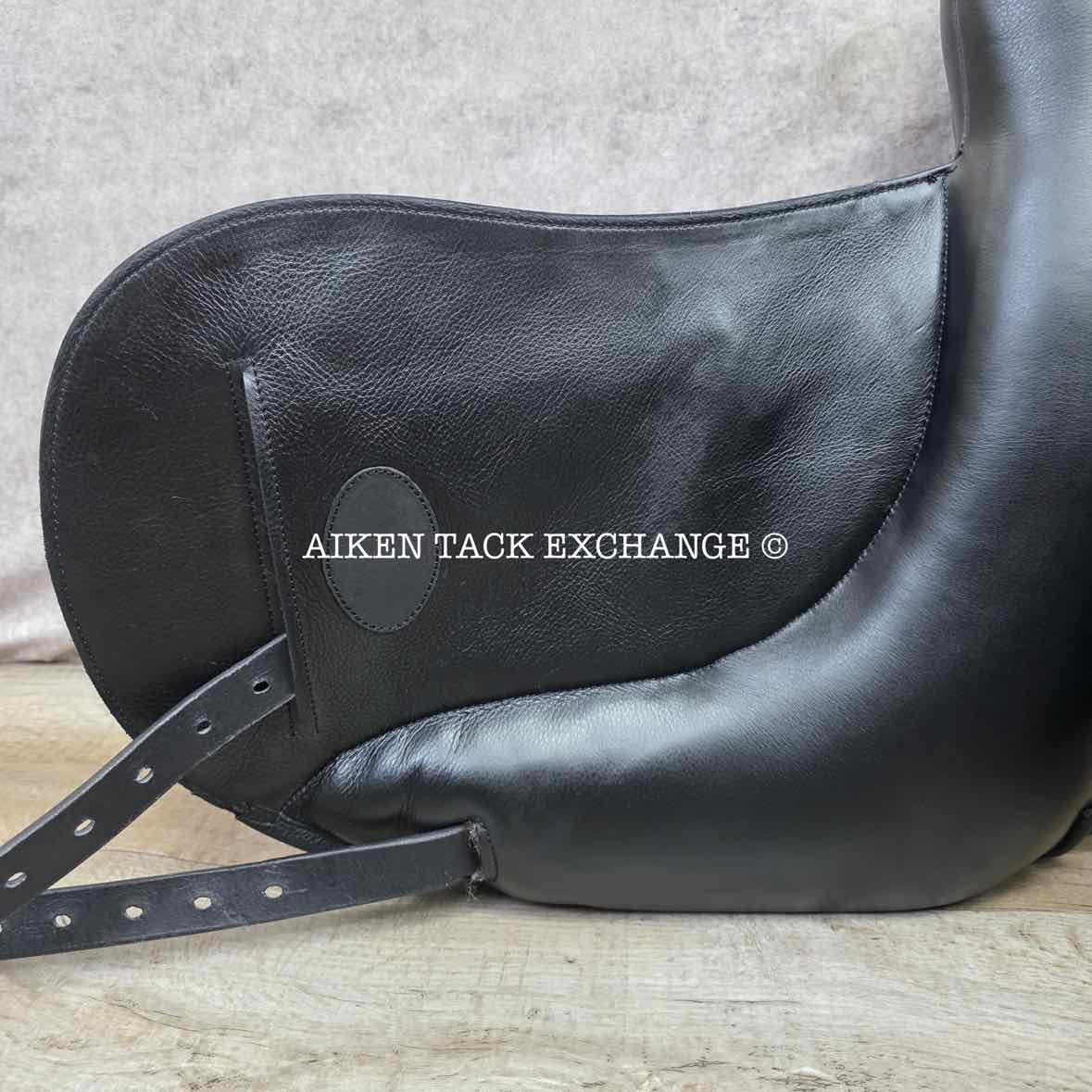 2023 Envy by Custom Saddlery Motion Monoflap Dressage Saddle, 18" Seat, Adjustable Tree, Wool Flocked Panels