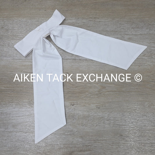 Pre-Tied Stock Tie, White