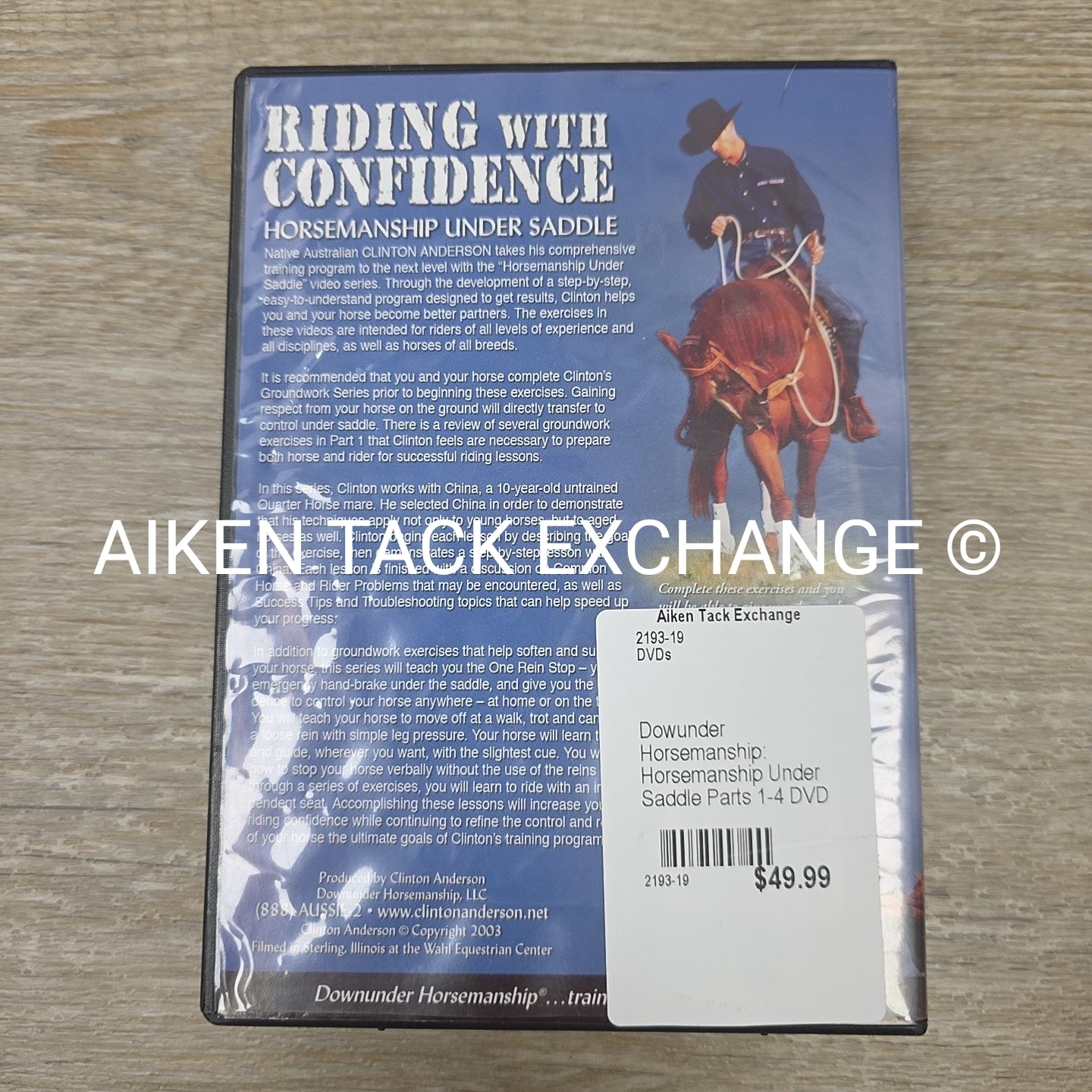 Dowunder Horsemanship: Horsemanship Under Saddle Parts 1-4 DVD