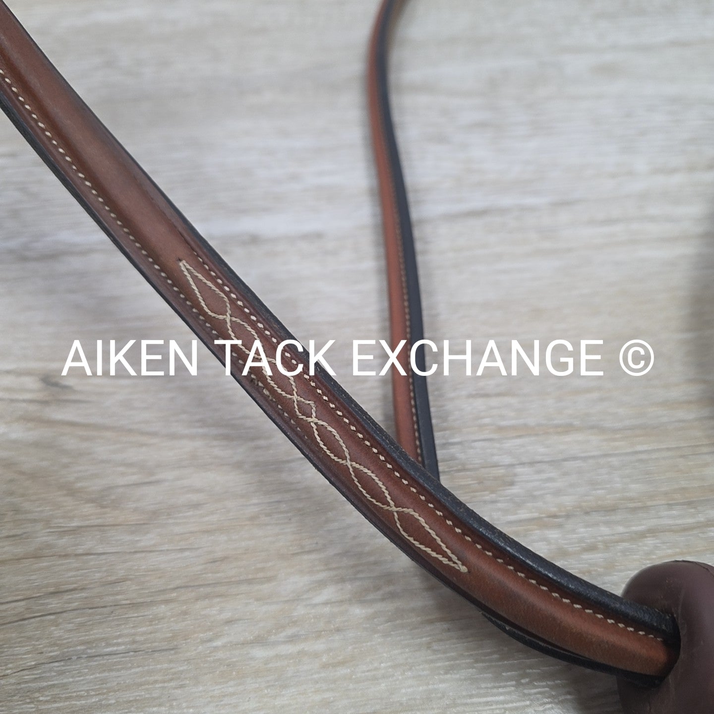 Bobby's English Tack Square Raised Fancy Stitched Standing Martingale, Brown, Wa