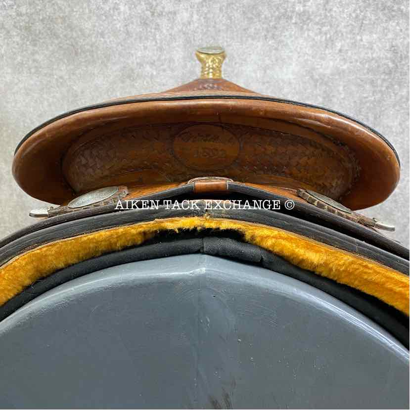 McLelland's Western Saddle, 14.5" Seat, Wide Tree - Full QH Bars