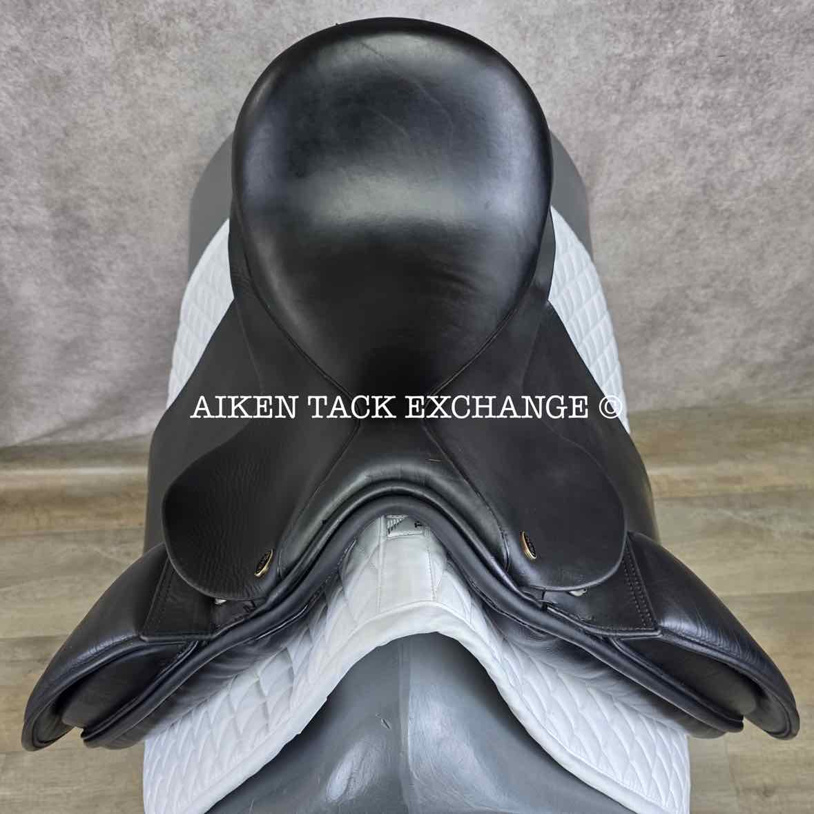Fryso Legacy Dressage Saddle, 17.5" Seat, Wide Tree, Wool Flocked Panels