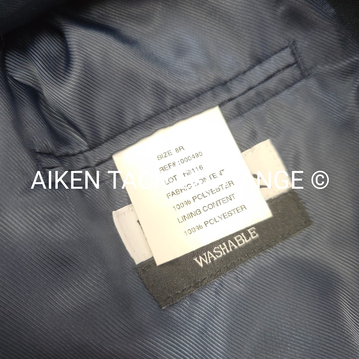 RJ Classics Washable Show Coat, Size 8 R