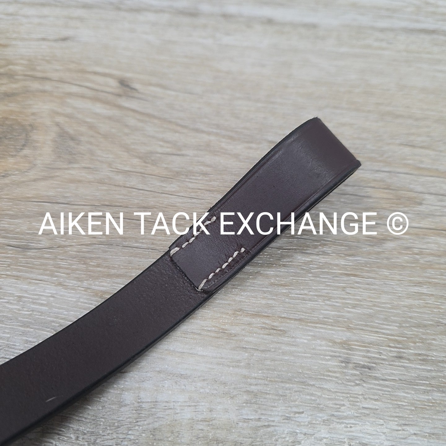 Flat Browband, Brown, 15"