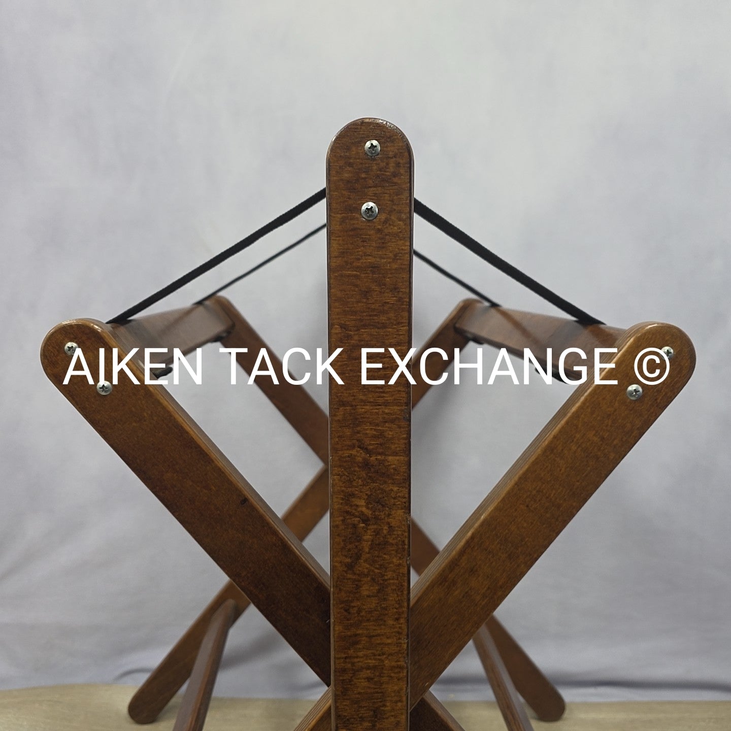Wood Portable Folding Saddle Stand