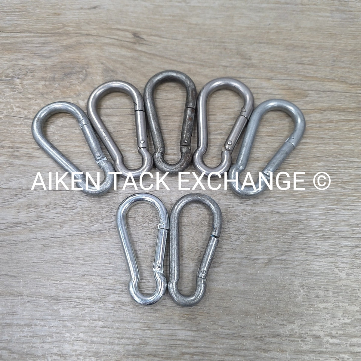 BARGAIN BUNDLE: 7 Carabiner Clips, Assorted Sizes