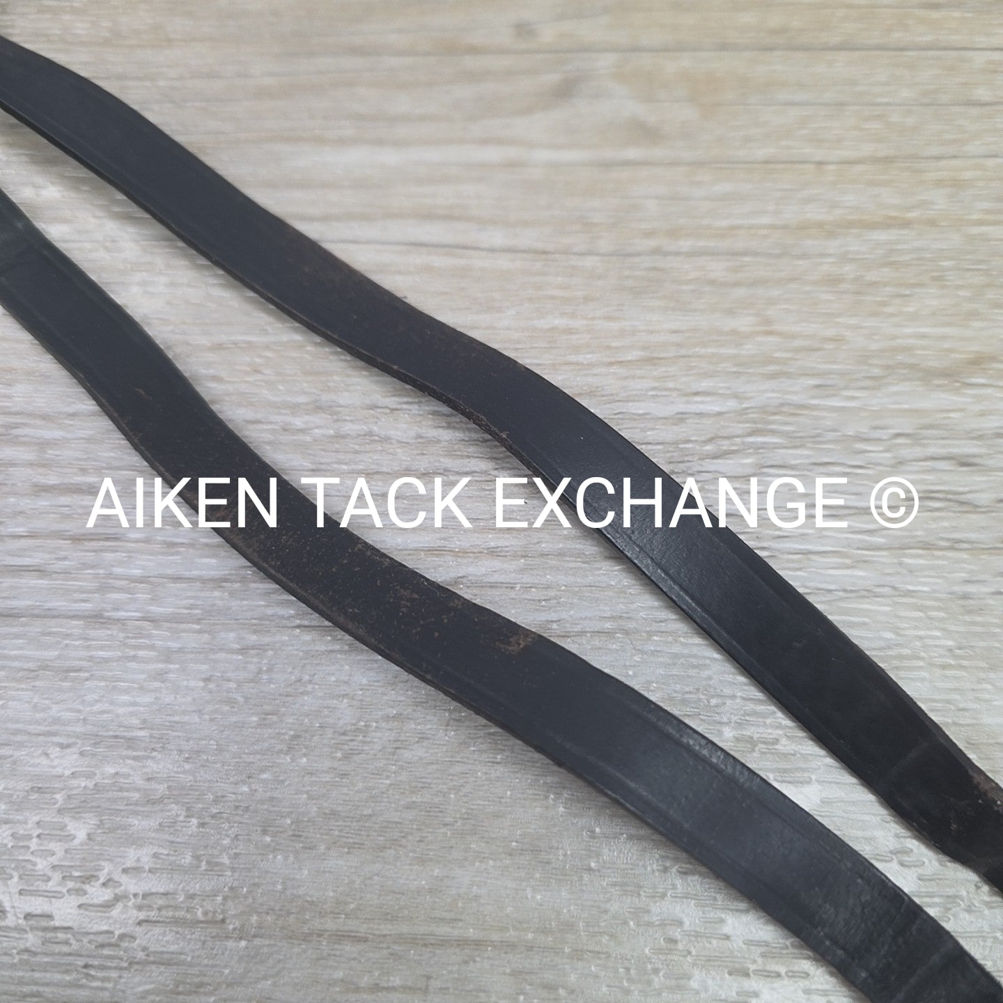 Leather Spur Straps, Black