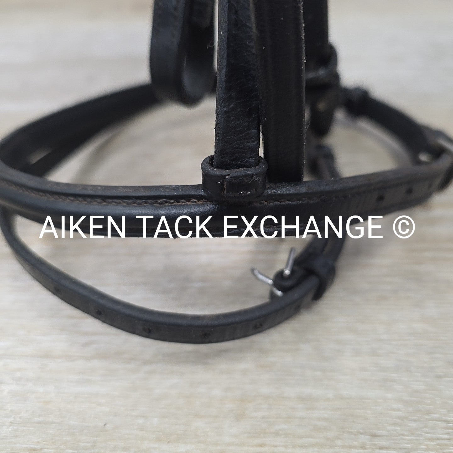 Bobby's English Tack Bridle, No Reins, Black, Size Pony
