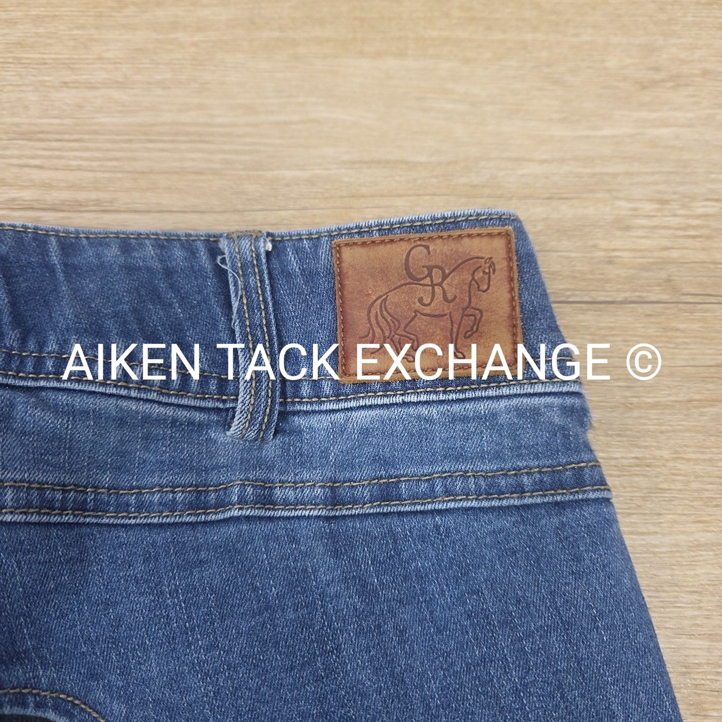 Goode Rider Denim Full Seat Breeches, Size 28