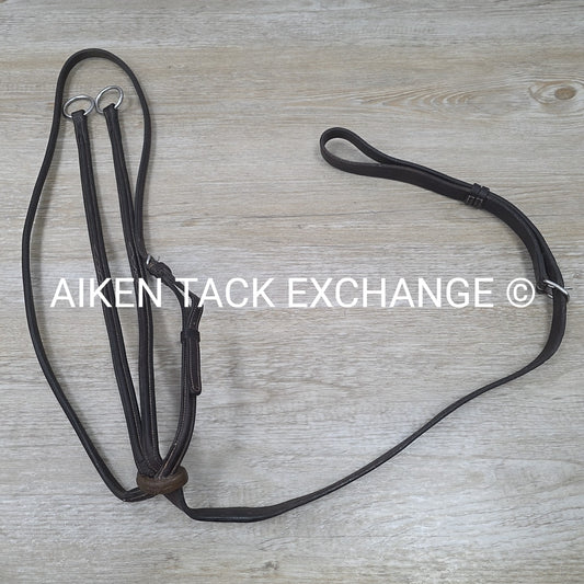 Aramas Fancy Stitched Raised Running Martingale, Brown, Size Full