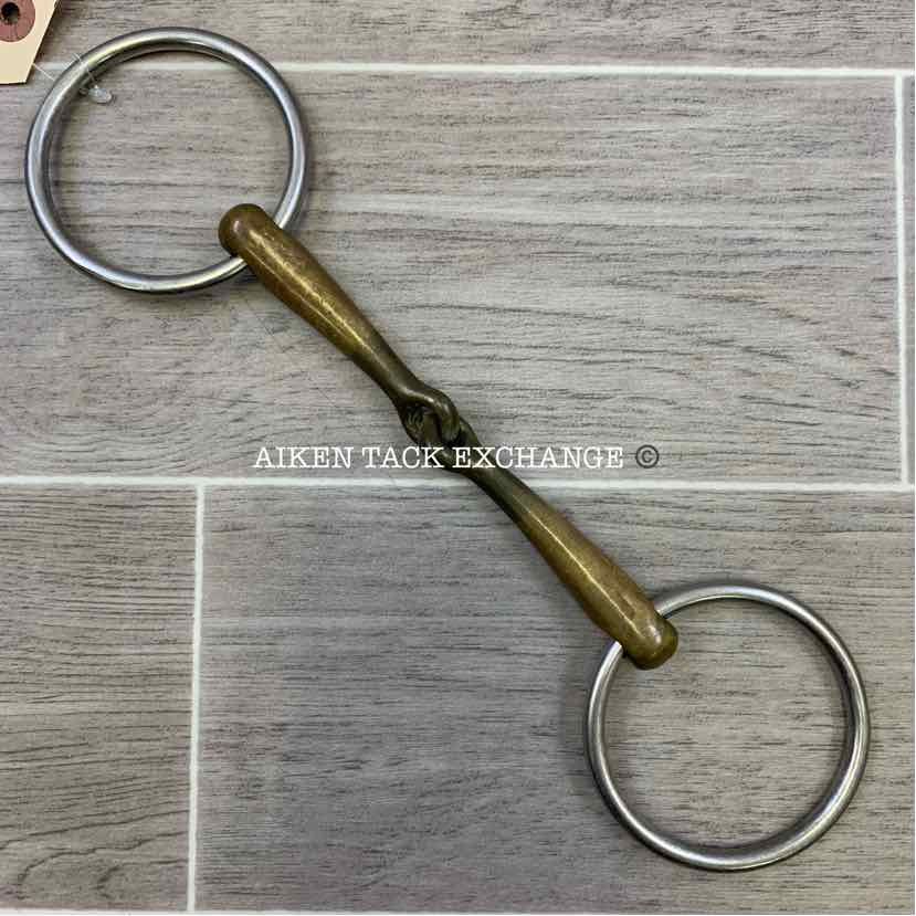 Herm Sprenger Aurigan Single Joint Loose Ring Bit 6"