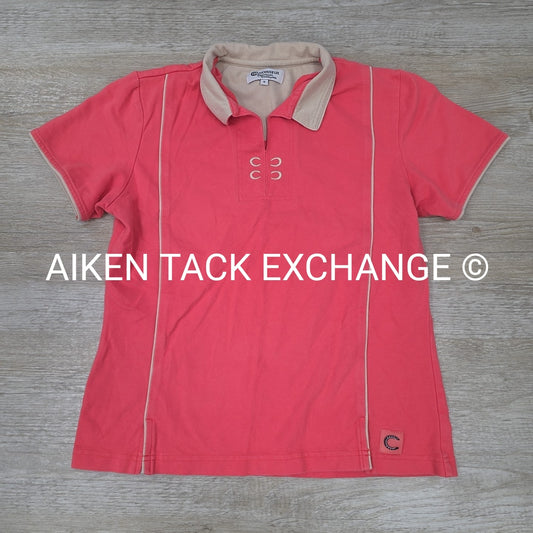 Connoisseur Equestrian Collection Short Sleeve Top, Size Small