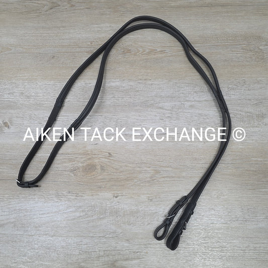 ThinLine Classic Wrapped Reins, Black, Size Full