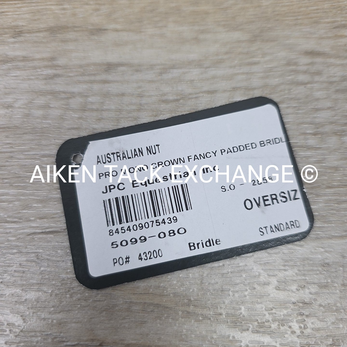 HDR Pro Mono Crown Fancy Stitch Padded Bridle with Reins, Brown, Oversize