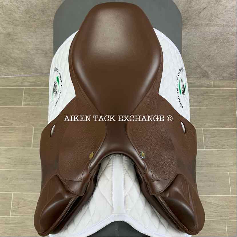 2010 Prestige Archimede 2 Close Contact Jump Saddle, 16.5" Seat, 32 Tree - Medium (Adjustable), Foam Panels