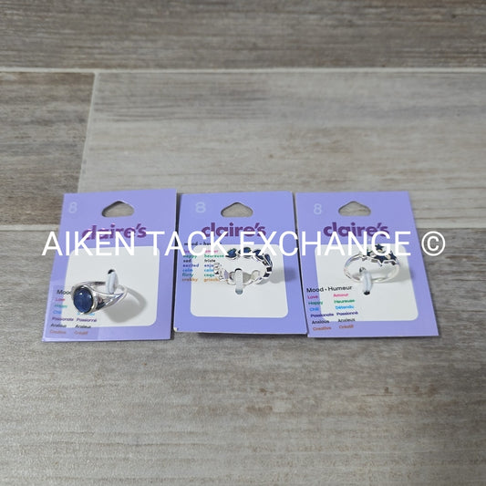 Claire's Mood Rings (3) - Size 8