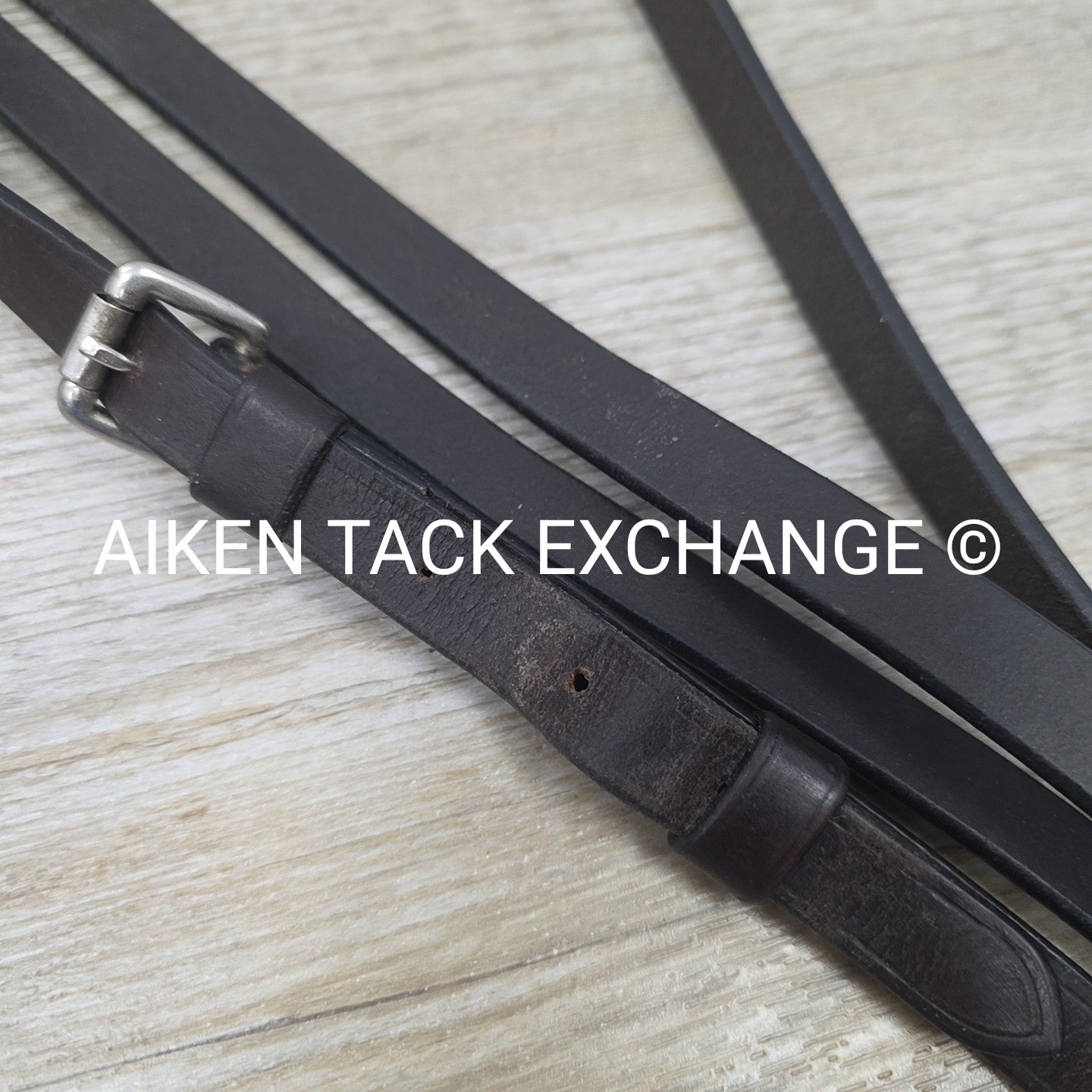 Camelot German Martingale Rein Set, Brown, Size Cob