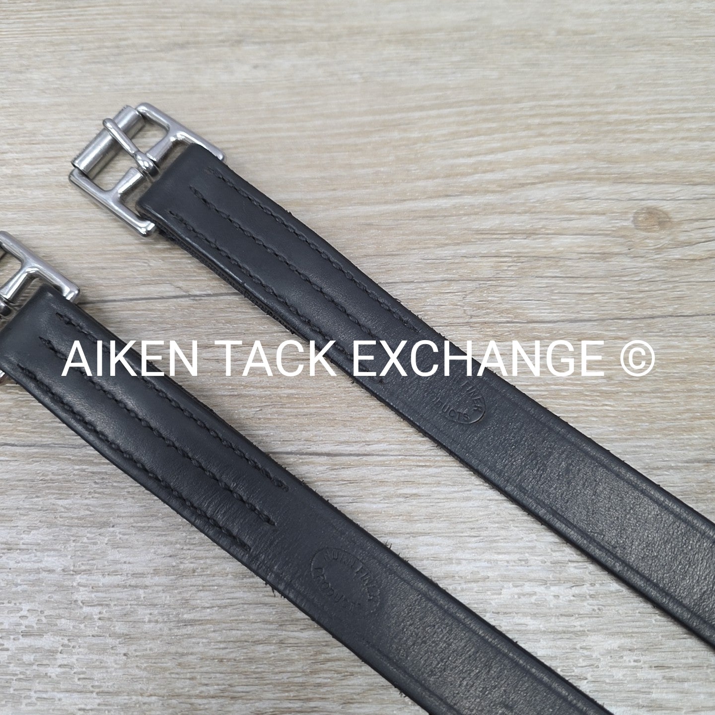 Nunn Finer Stirrup Leathers, Black, 48"