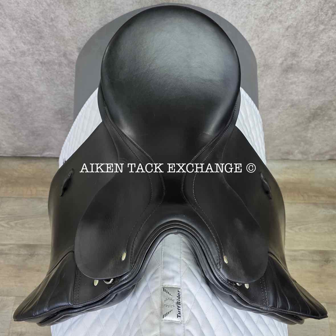 1995 Passier Patron Dressage Saddle, 17.5" Seat, Medium Tree, Wool Flocked Panels