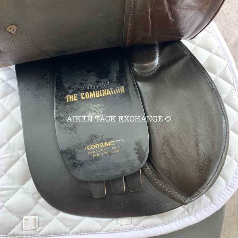 Courbette The Combination All Purpose Saddle, 17" Seat, Medium Tree, Foam Panels